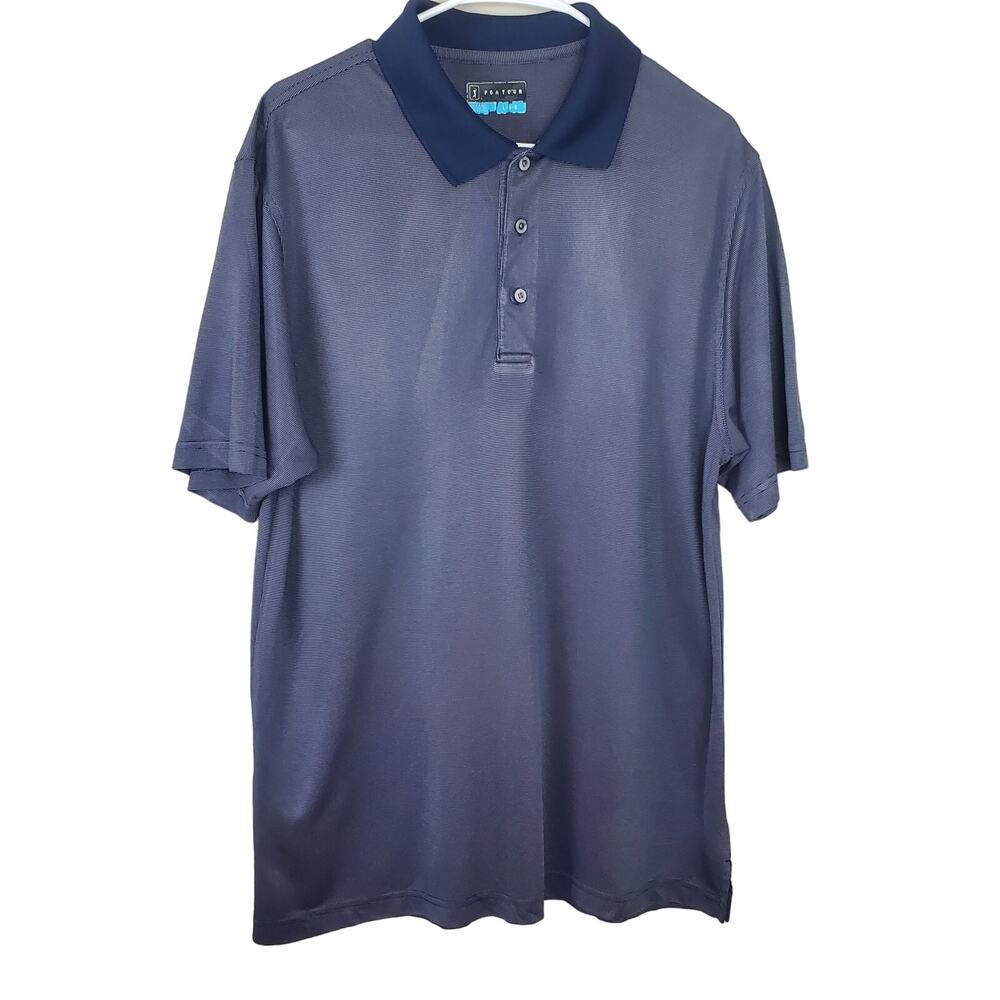 PGA TOUR Navy Blue Golf Polo Shirt